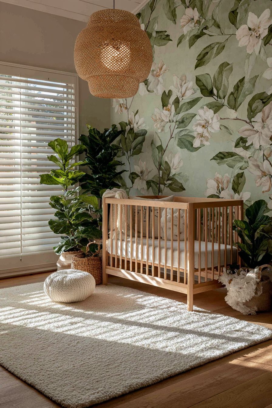 Botanical or Scenic Wallpaper for Immersive Beauty