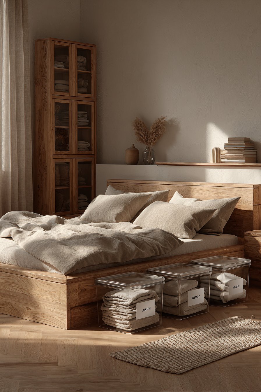 Under-Bed Storage Containers Reclaim Hidden Space