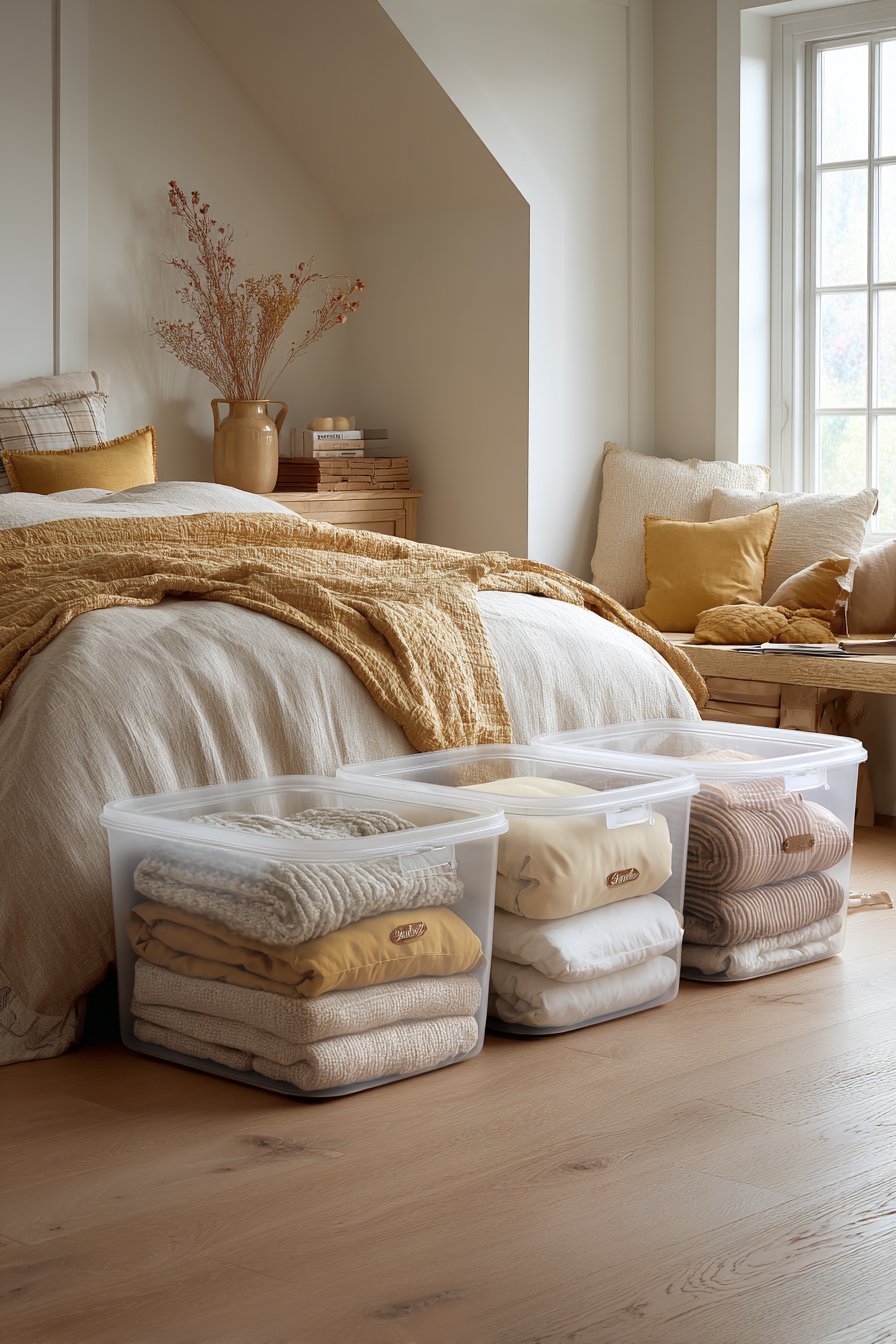 Under-Bed Storage Containers Reclaim Hidden Space