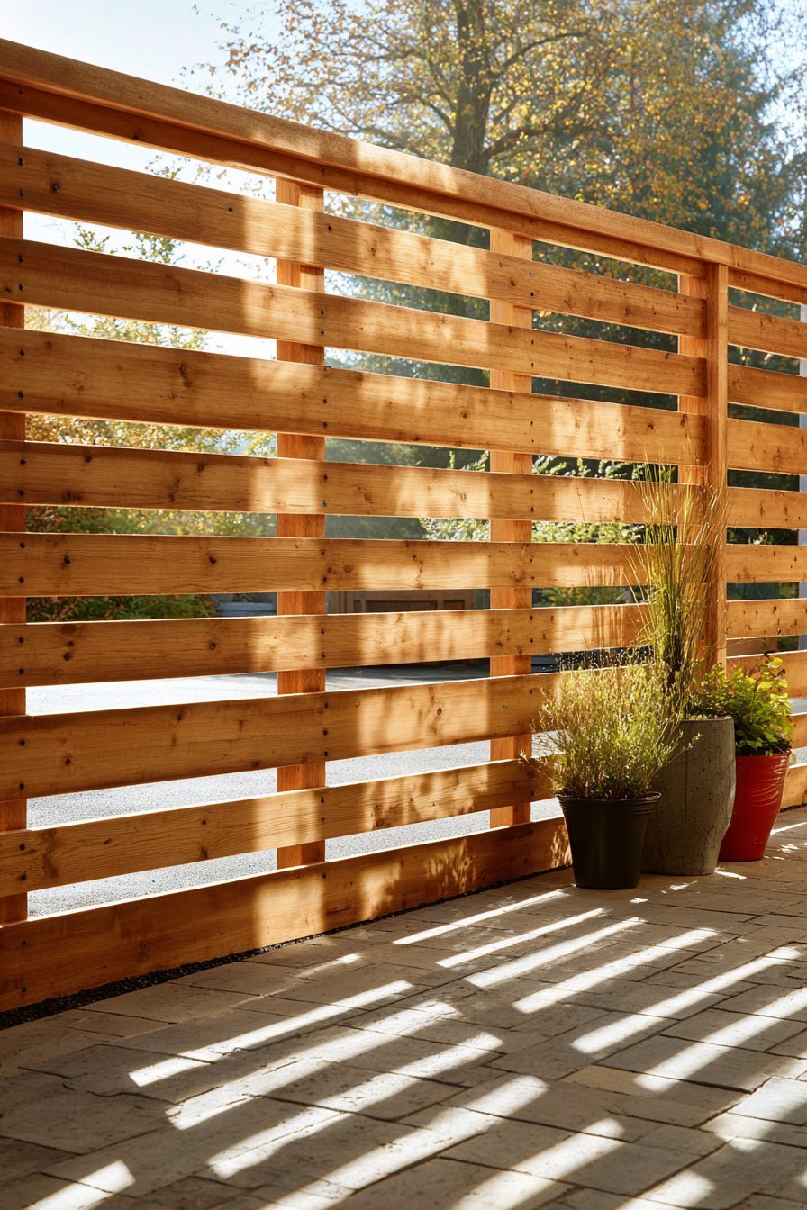 Install a Stylish Privacy Fence