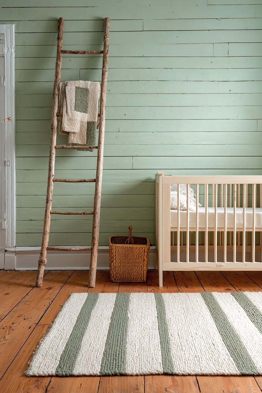 Textured Shiplap Accent Wall