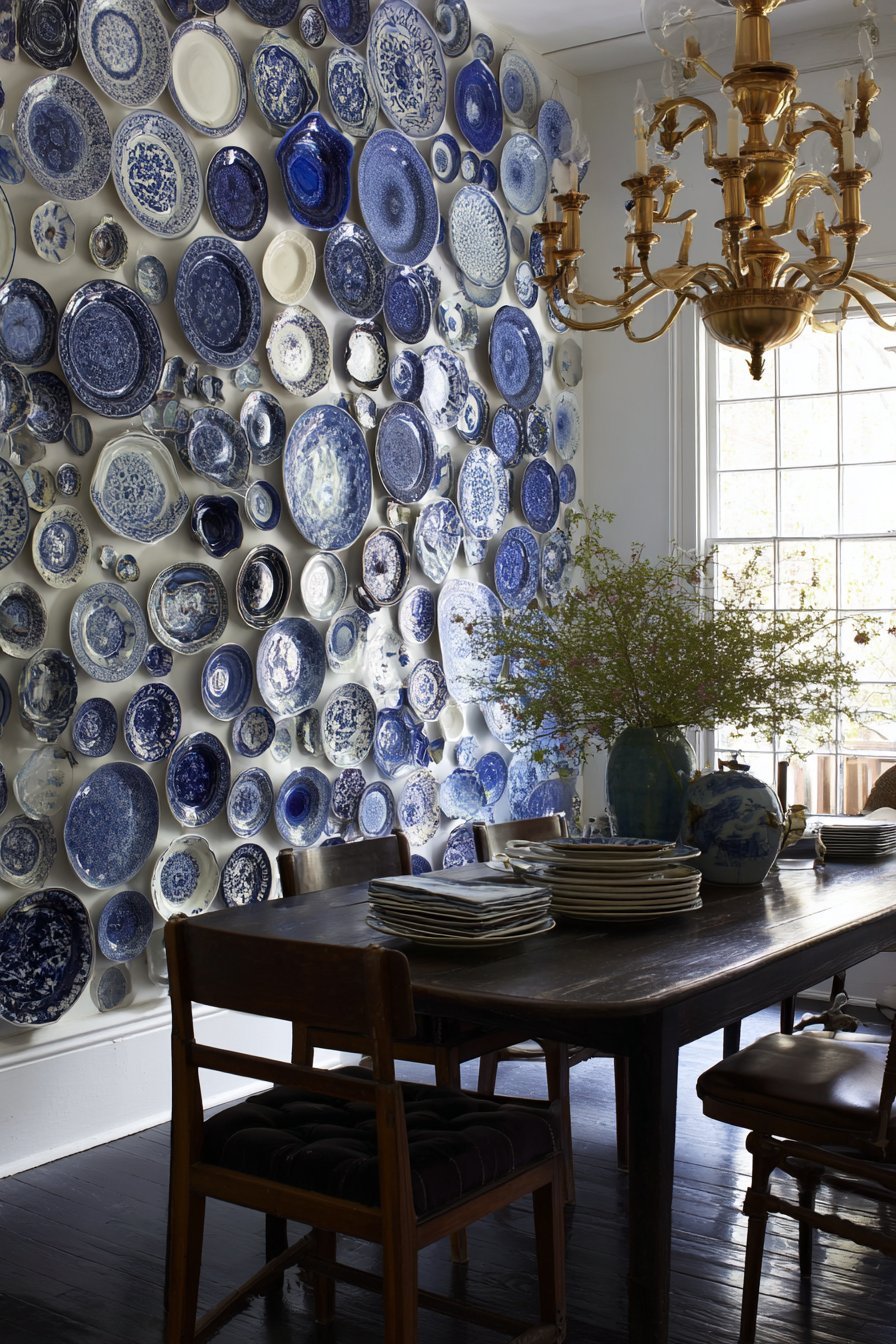 Collected Plate Wall Display