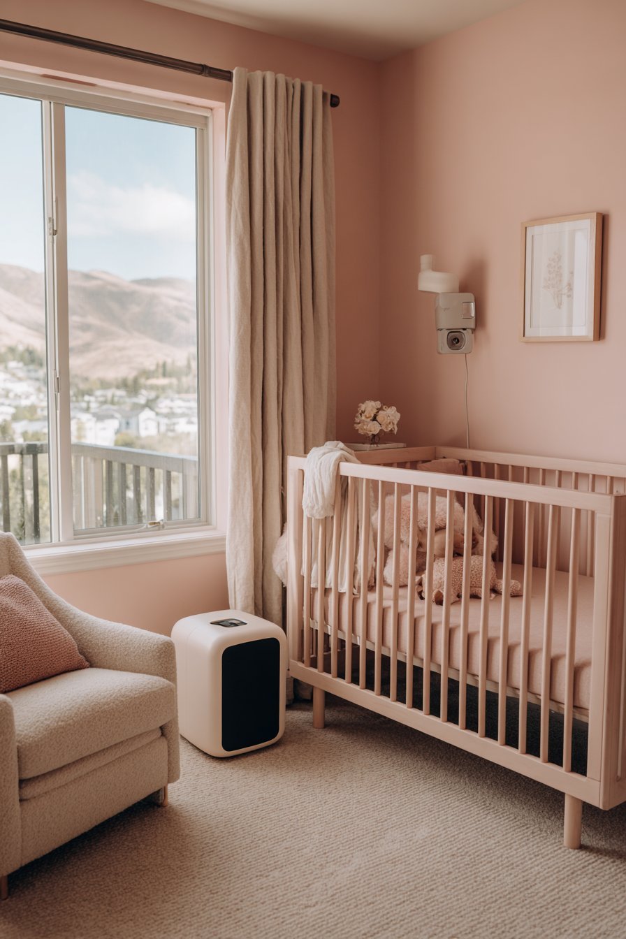 Safety-Focused Blush Pink Functional Design