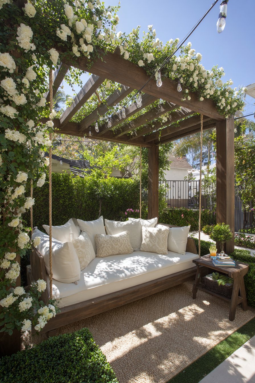 Suspended Daybed Reading Retreat