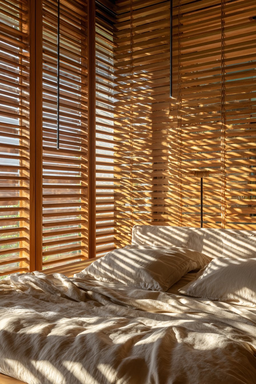 Japandi Wood Slat Rhythm