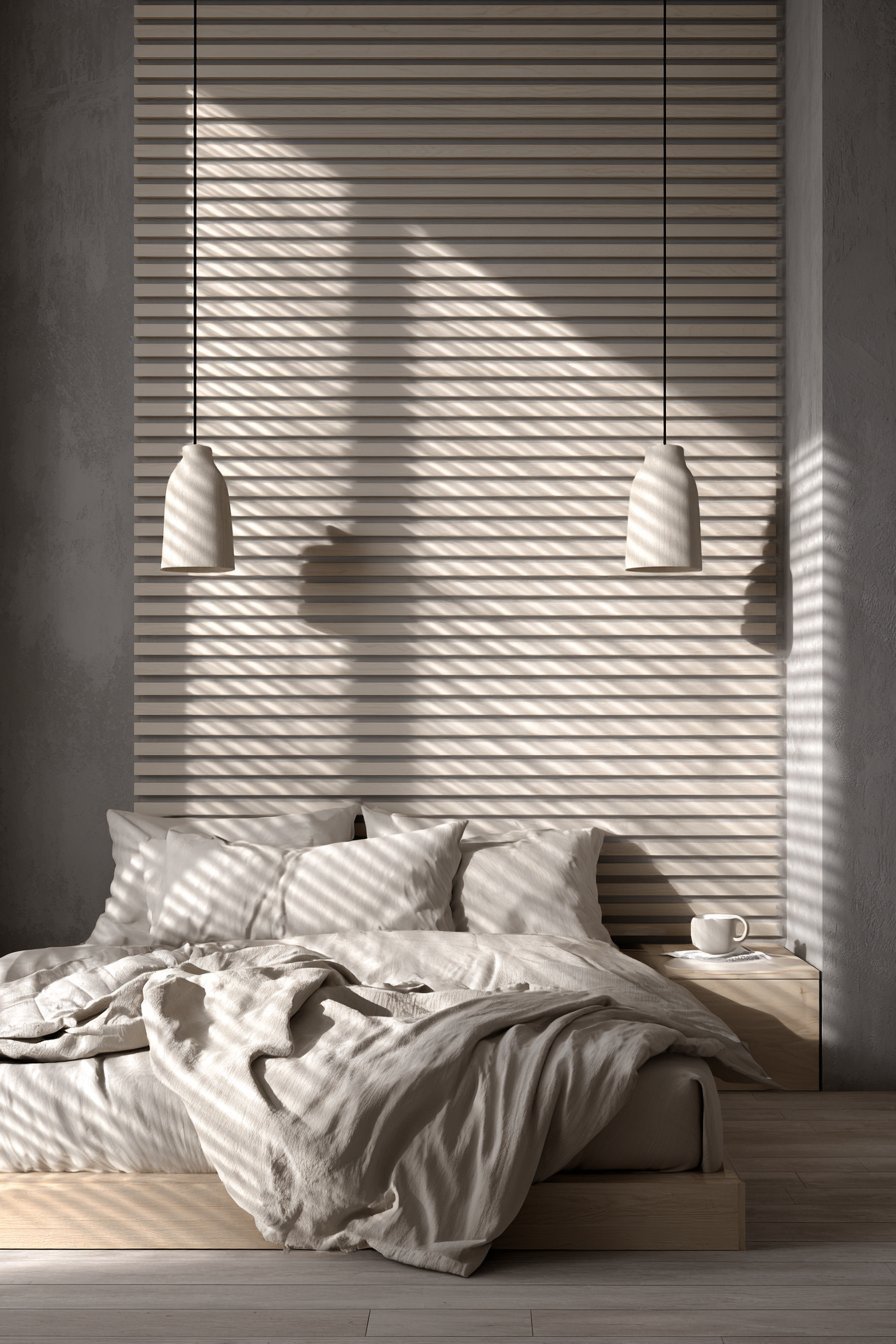 Japandi Wood Slat Rhythm