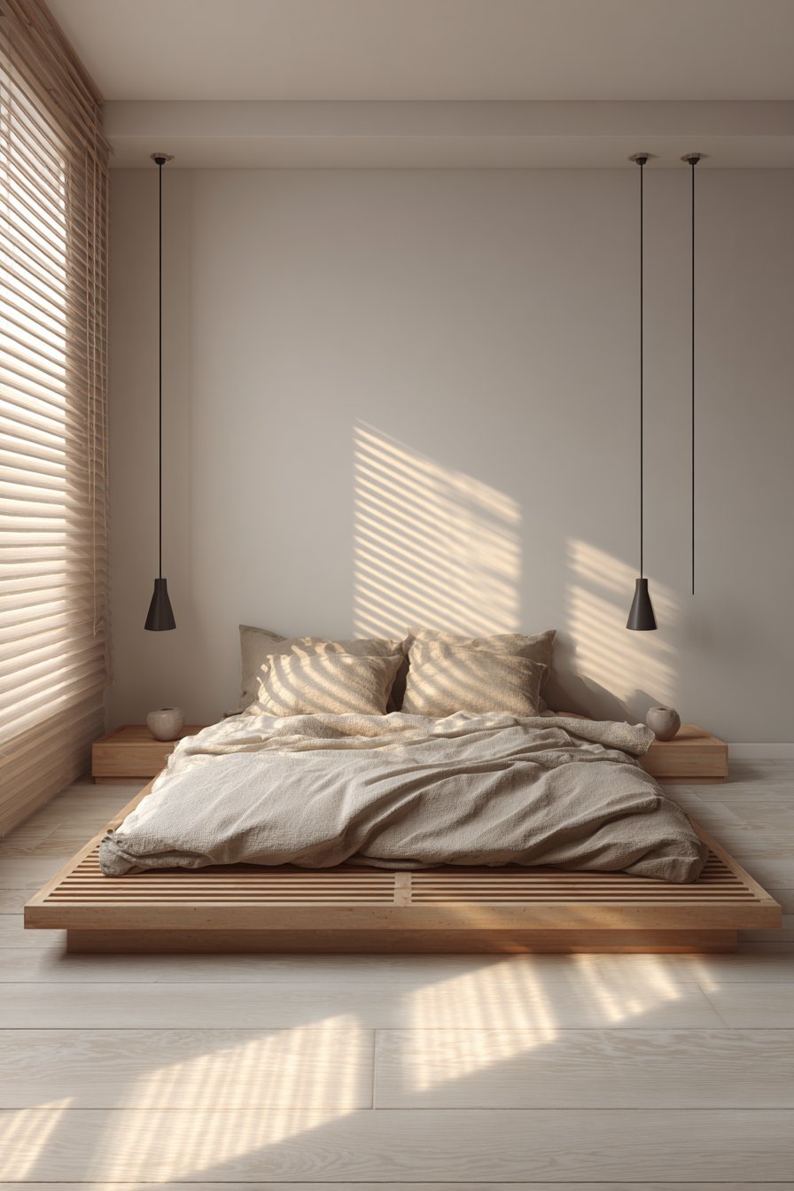 Japandi Wood Slat Rhythm