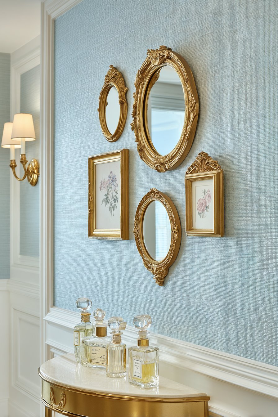 Vintage Eclectic Antique Mirror Collection