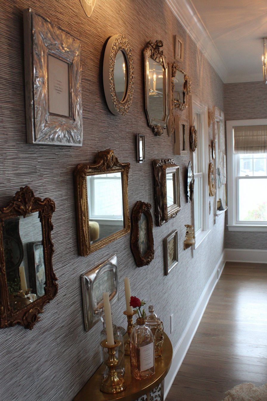 Vintage Eclectic Antique Mirror Collection