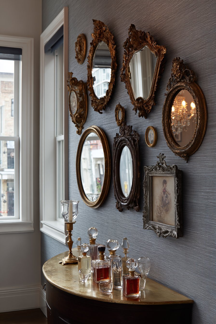 Vintage Eclectic Antique Mirror Collection