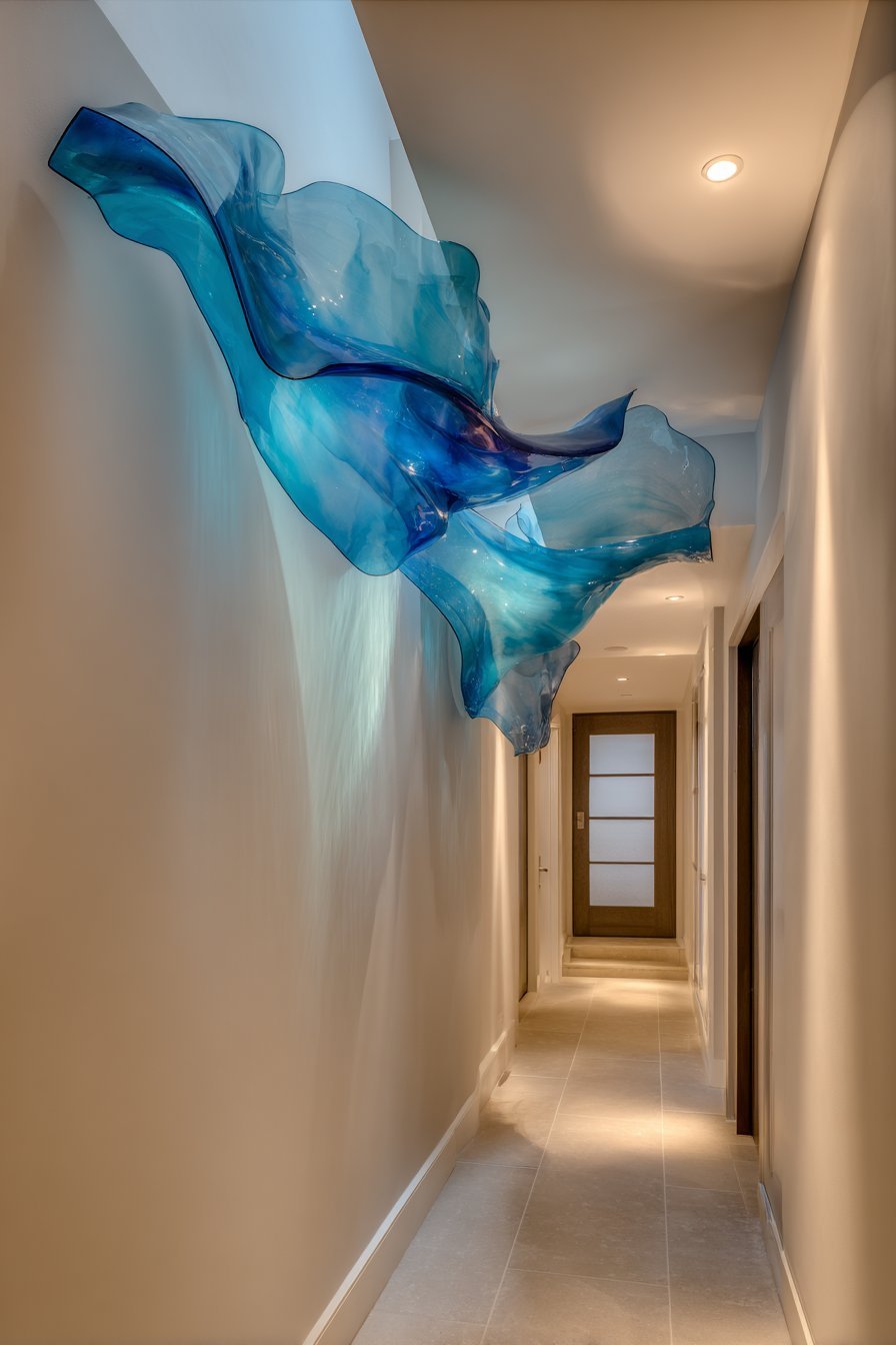 Blown Glass Sculpture Installation