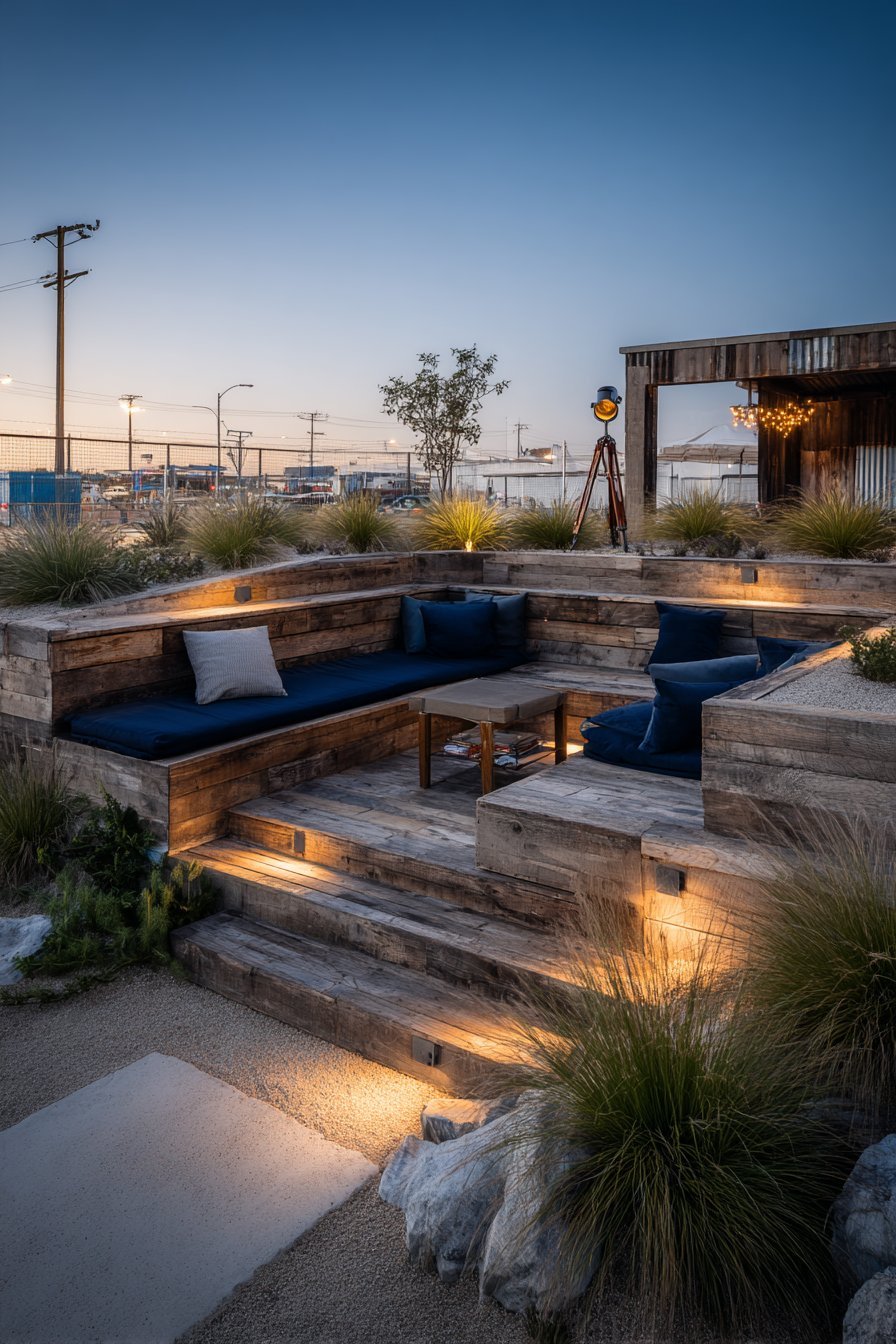 Low Platform Stargazing Deck