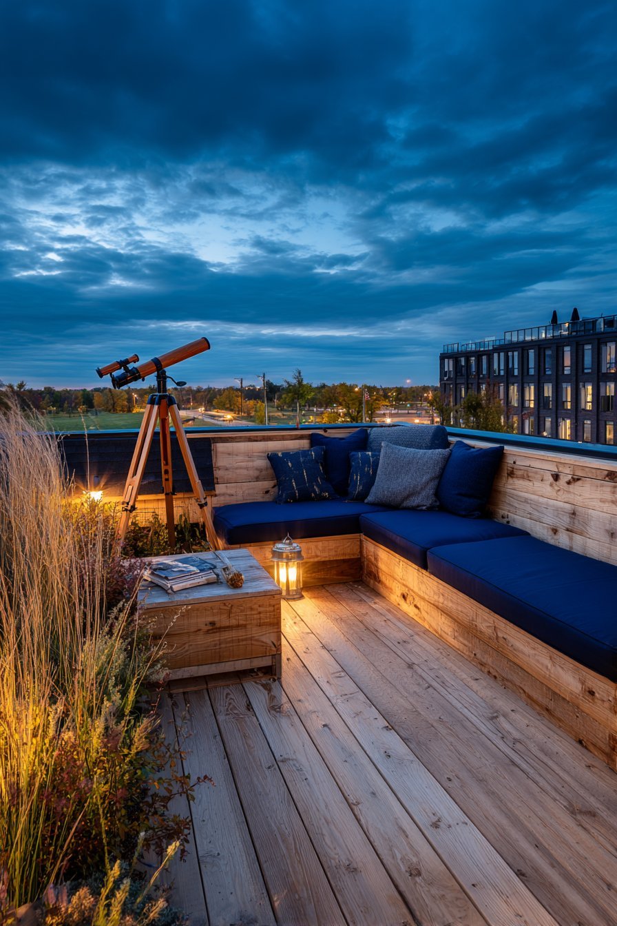 Low Platform Stargazing Deck