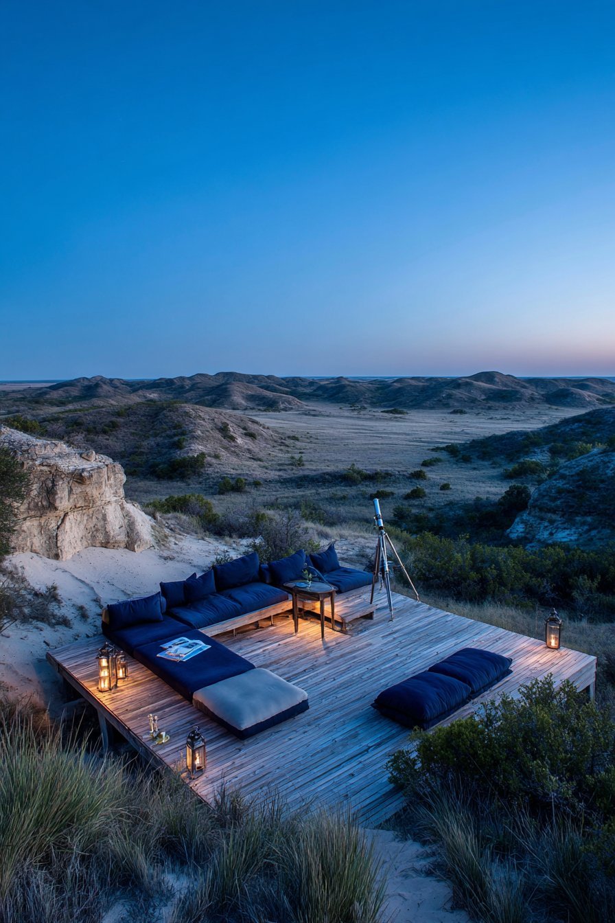 Low Platform Stargazing Deck