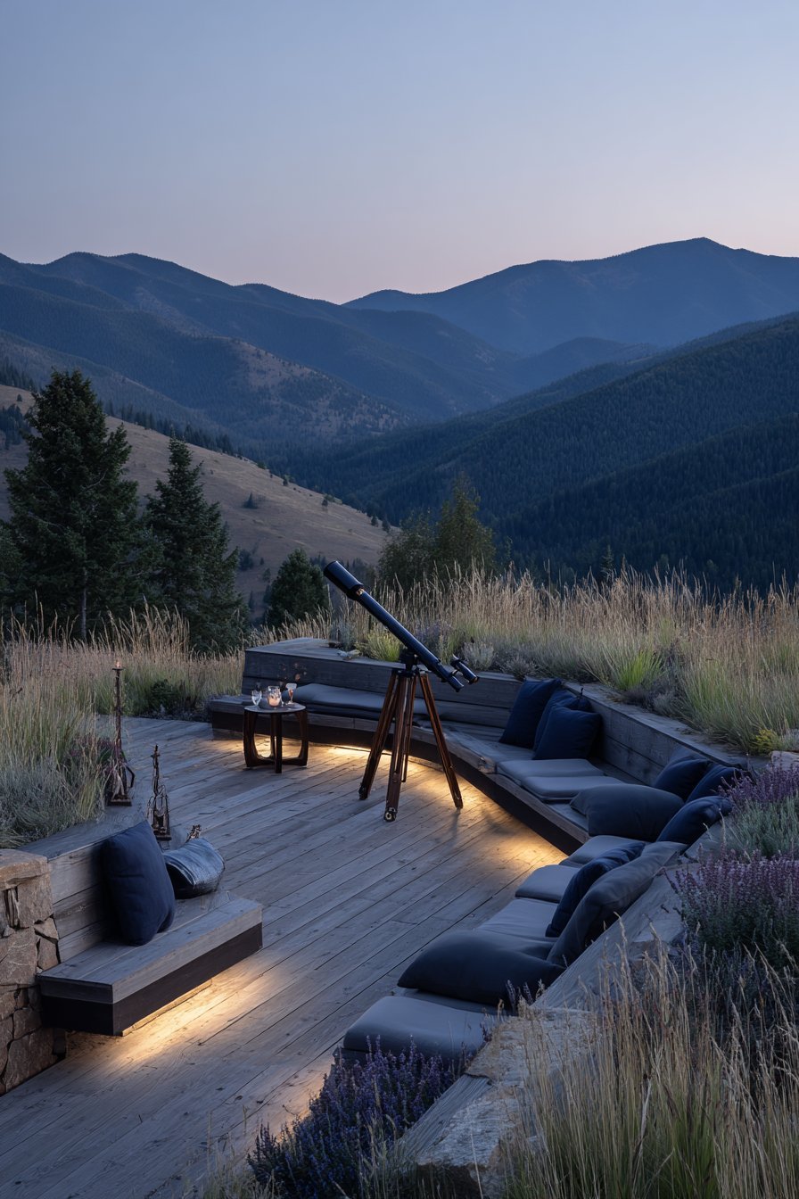 Low Platform Stargazing Deck