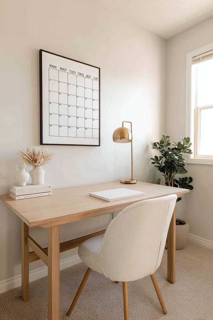 Large-Scale Monthly Wall Calendar