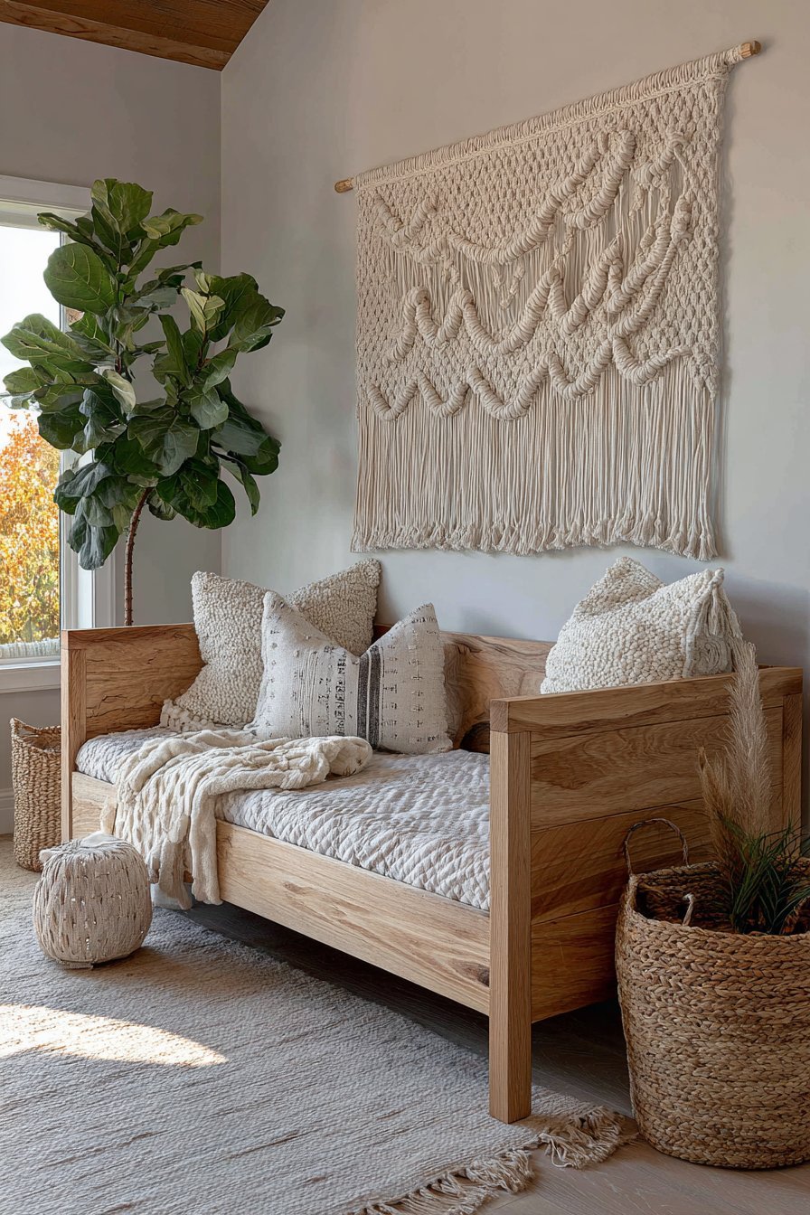 Bohemian Natural Cotton Macramé Wall Hanging