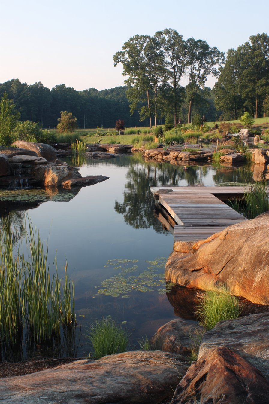 Naturalistic Swimming Pond