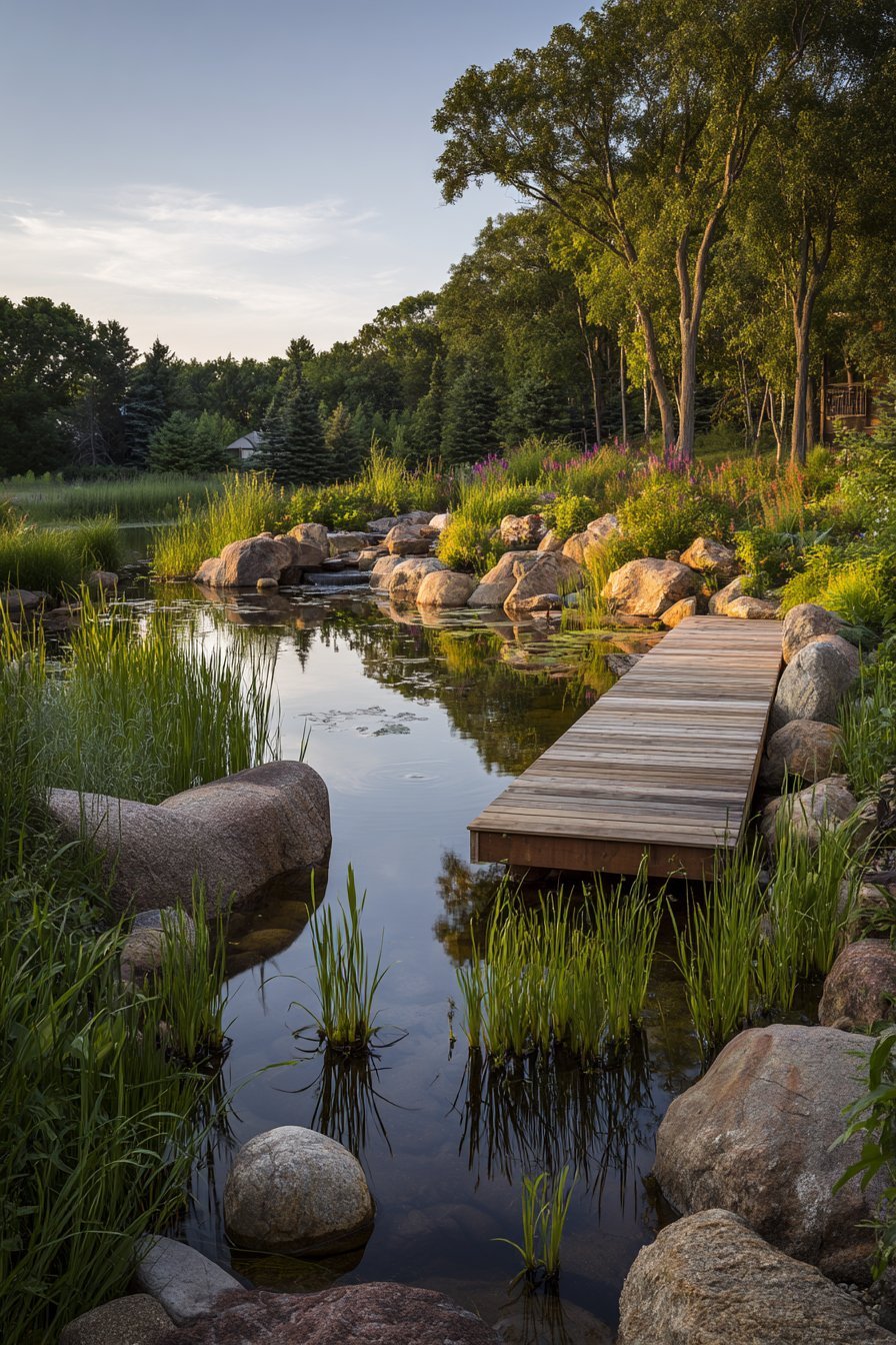 Naturalistic Swimming Pond