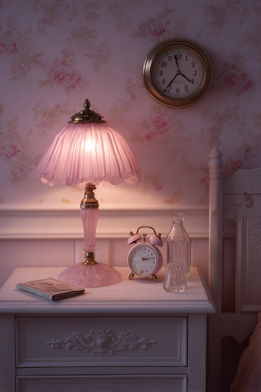 Opaline Glass Lamp Night Lighting