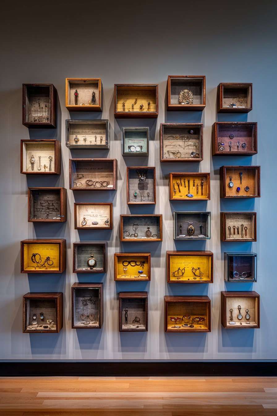 Shadow Box Curiosity Display Gallery