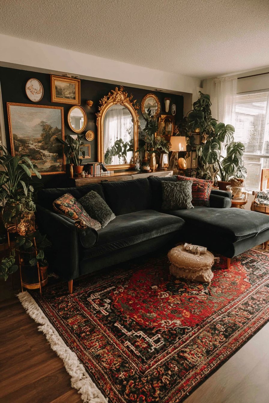 Maximalist Salon-Style Gallery Wall