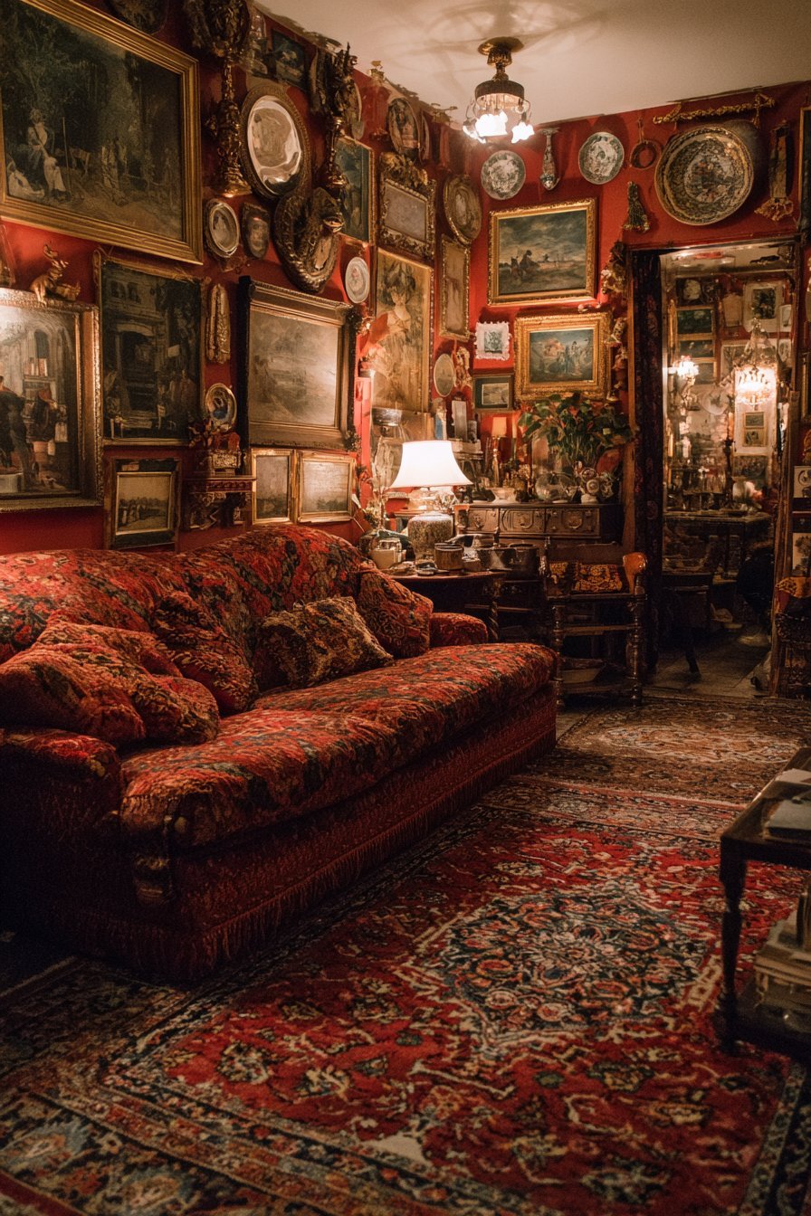 Maximalist Salon-Style Gallery Wall