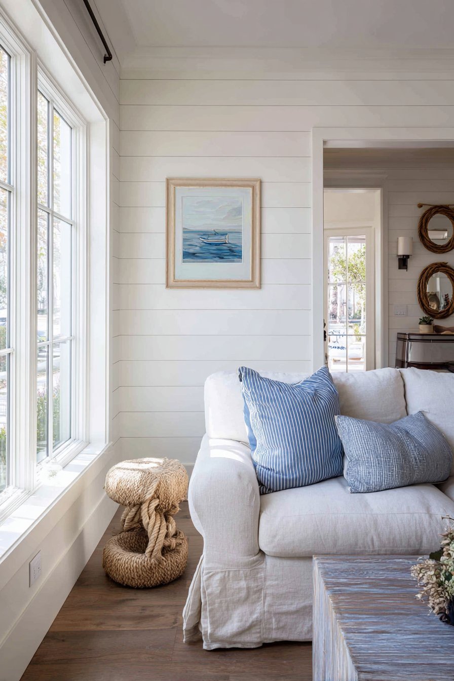 Distressed Coastal Shiplap