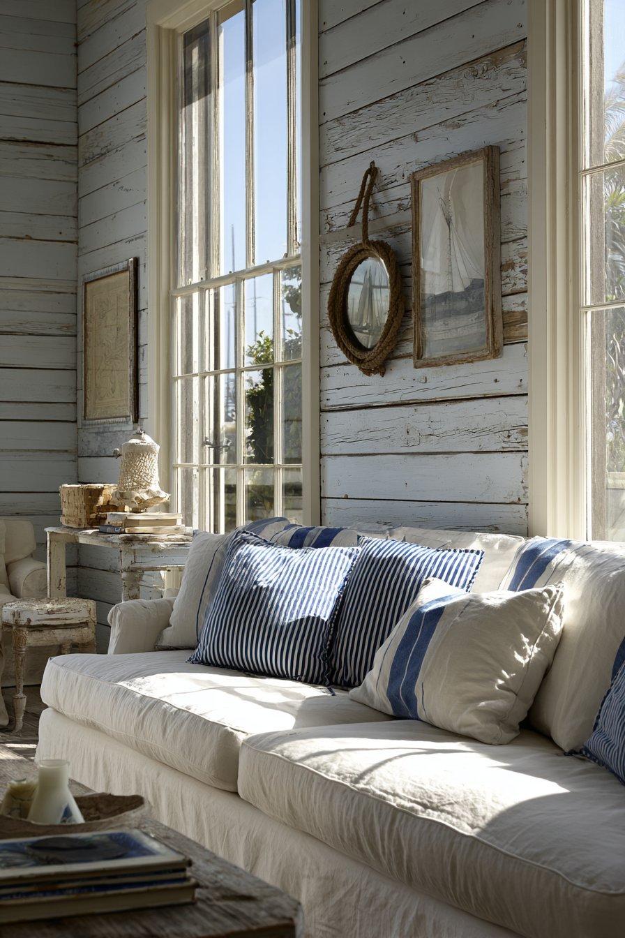 Distressed Coastal Shiplap