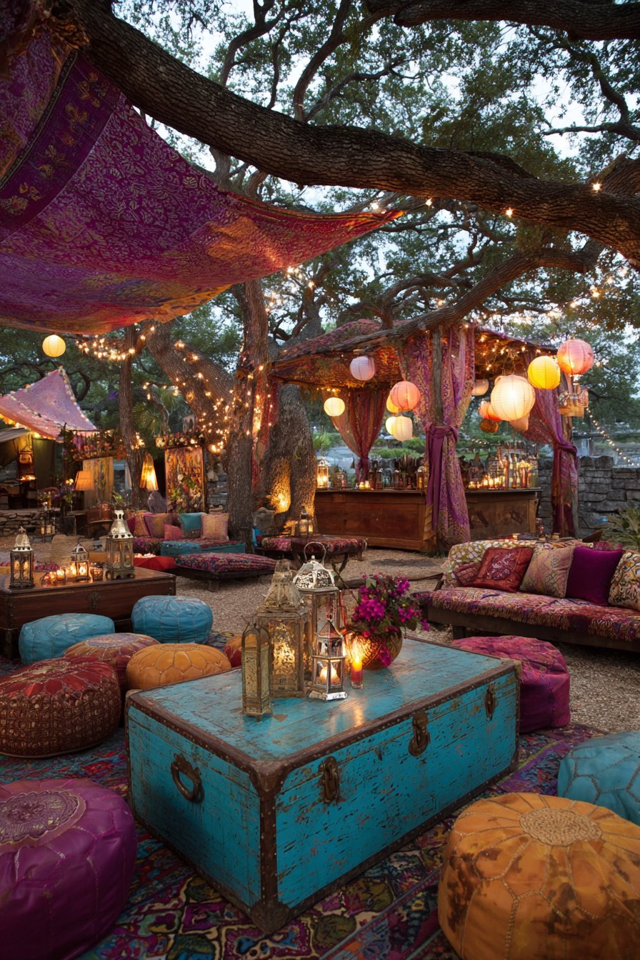 Moroccan Evening Lounge Paradise