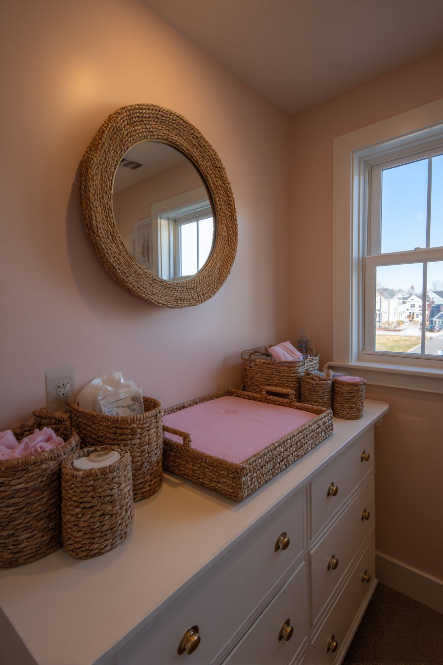 Dual-Purpose Dresser as Changing Station