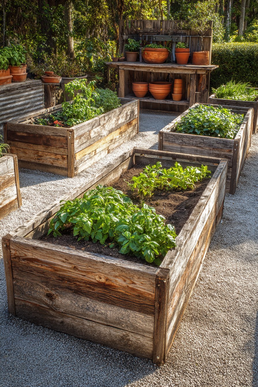 Productive Raised Bed Vegetable Garden