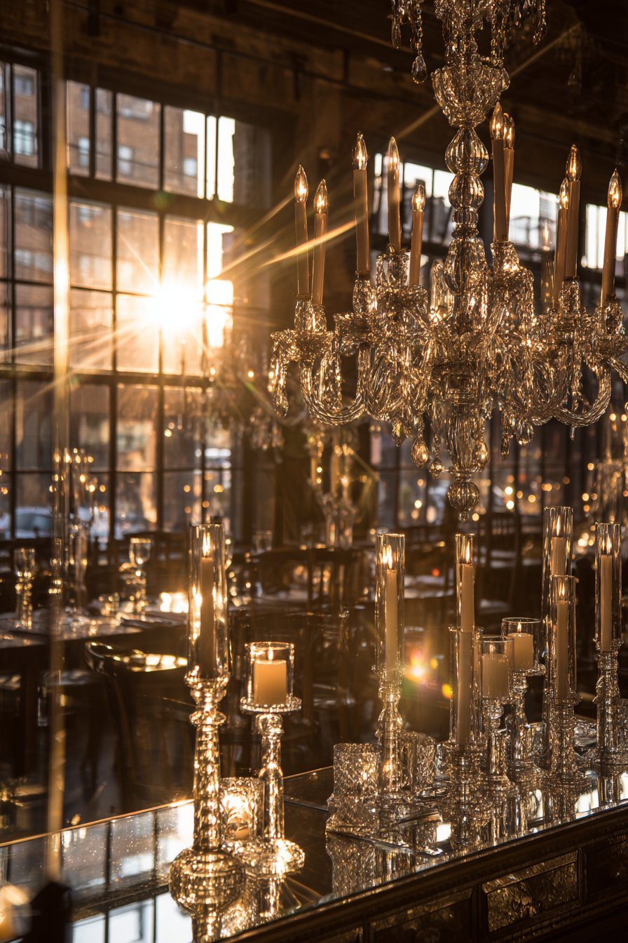 Venetian Mirror Cluster Drama