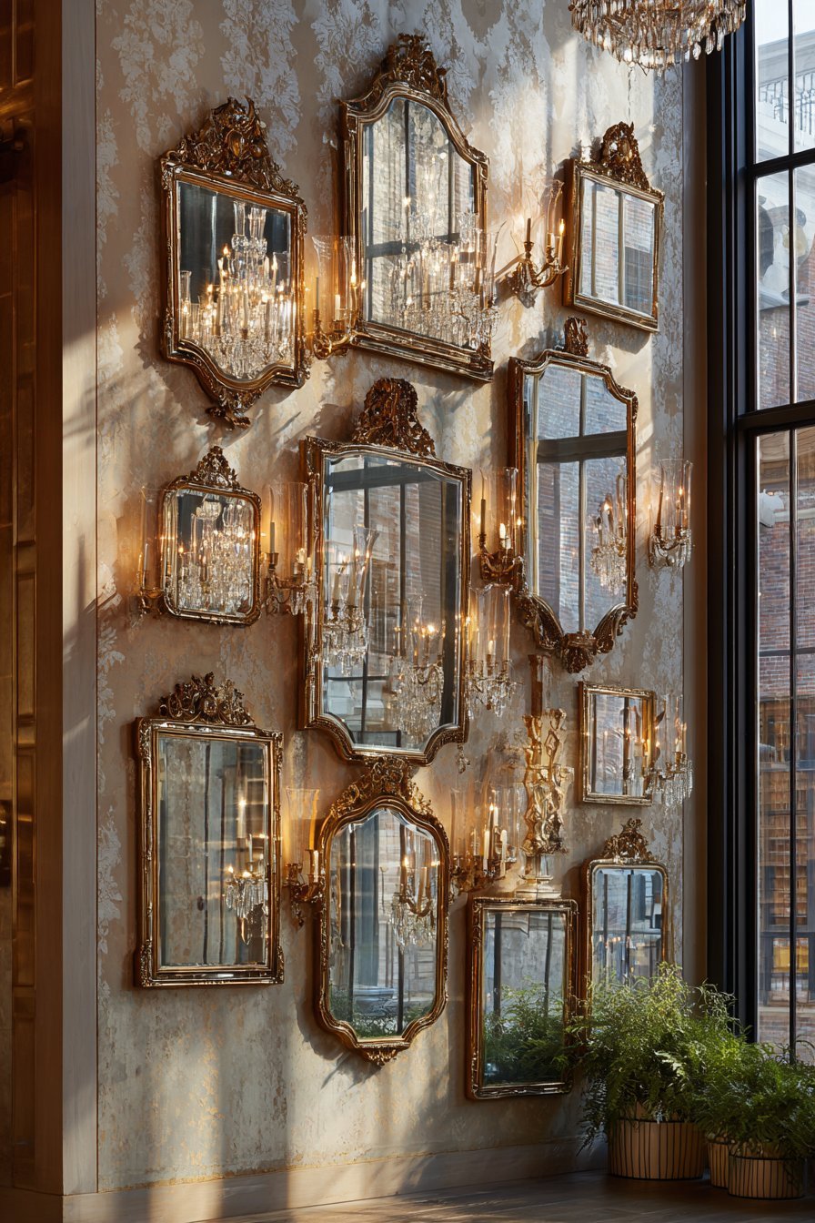 Venetian Mirror Cluster Drama