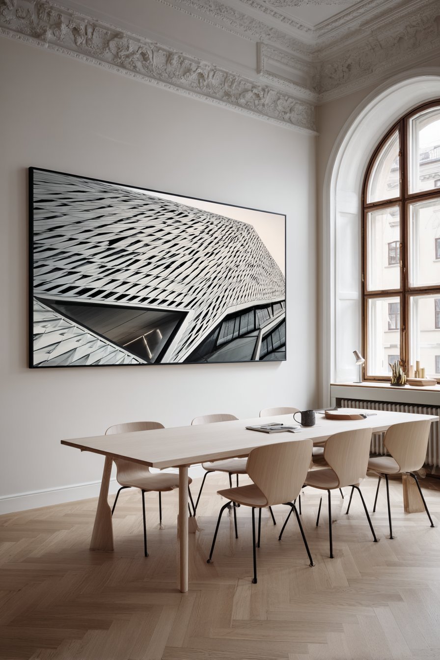 Oversized Black and White Architectural Photography