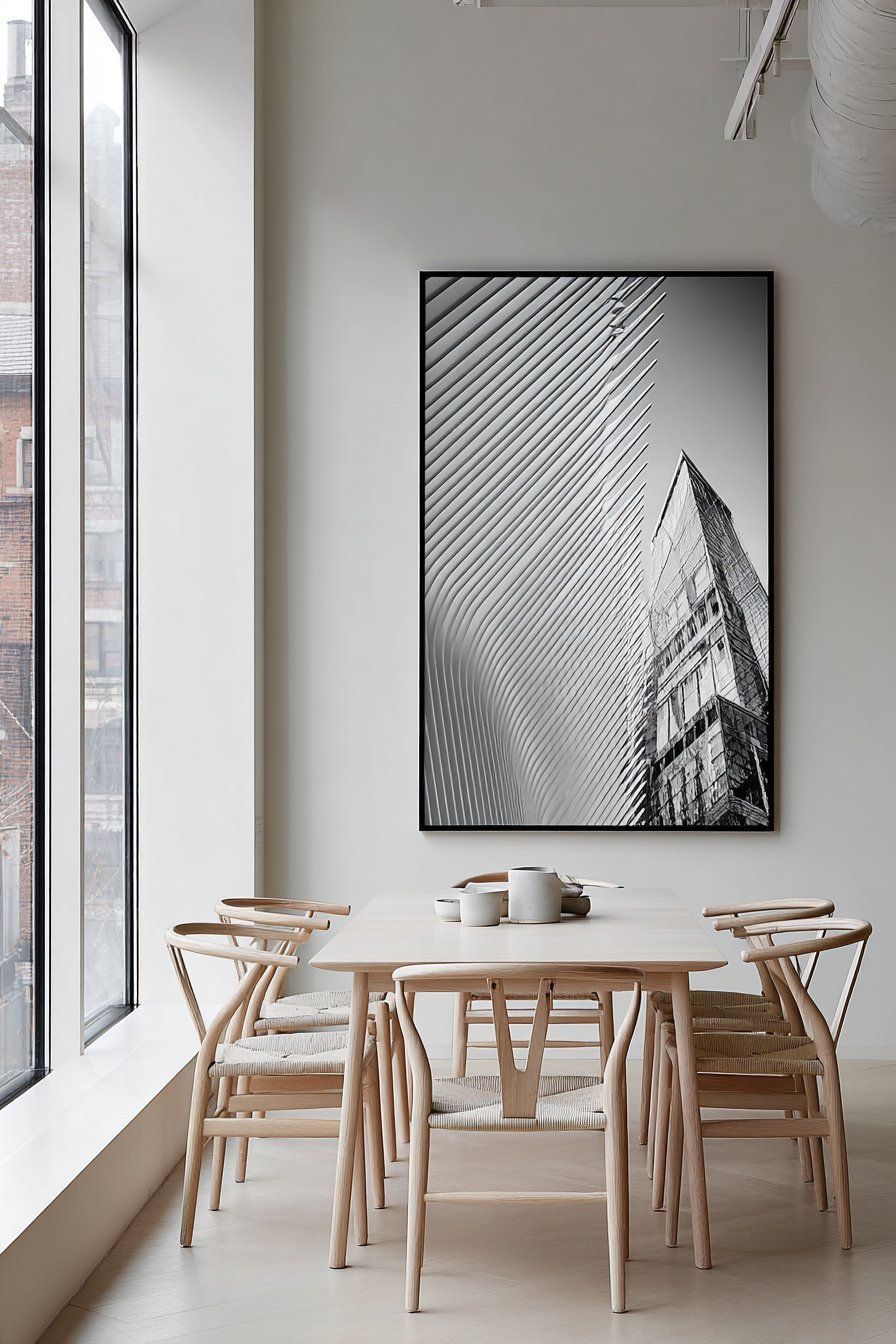 Oversized Black and White Architectural Photography