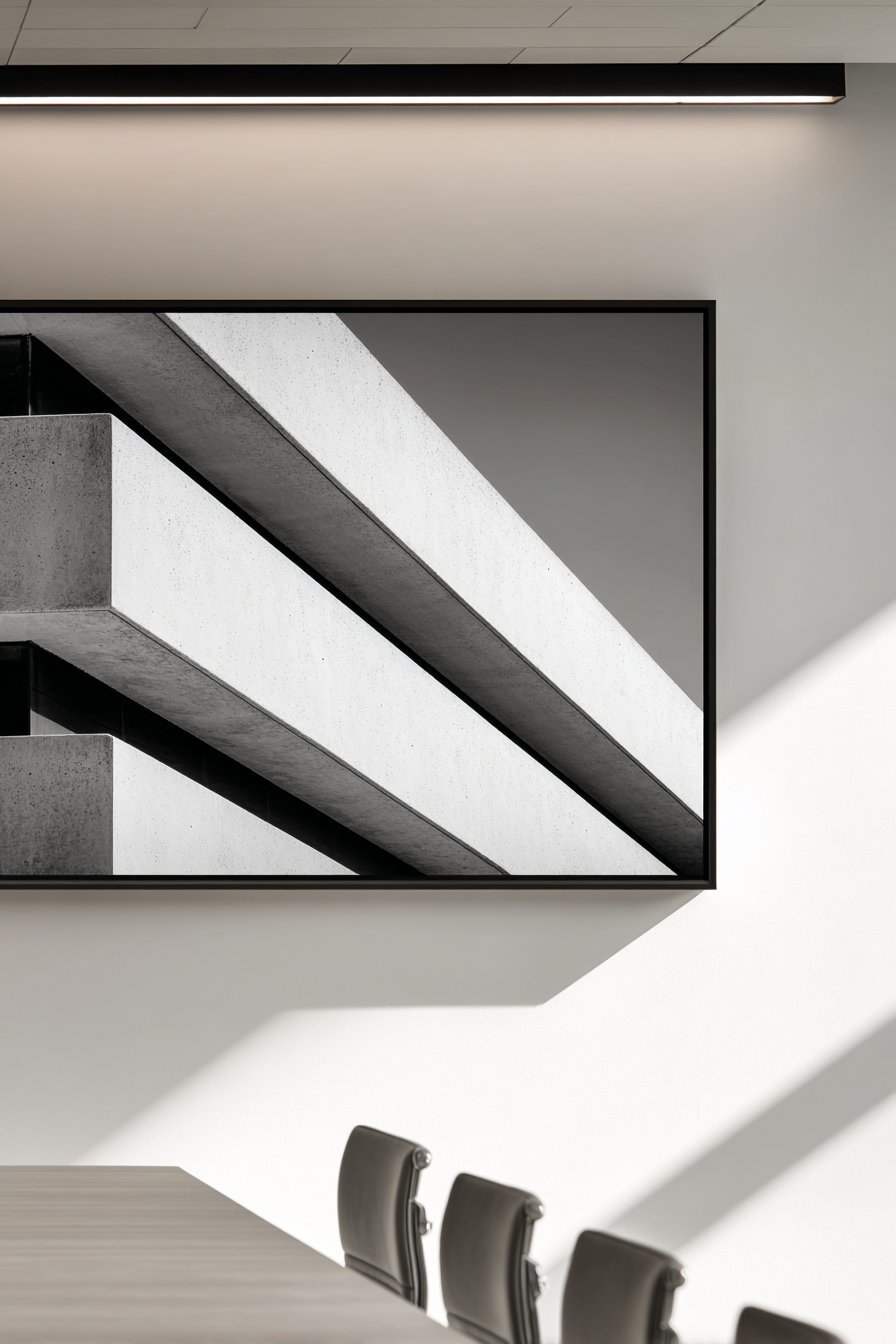 Oversized Black and White Architectural Photography