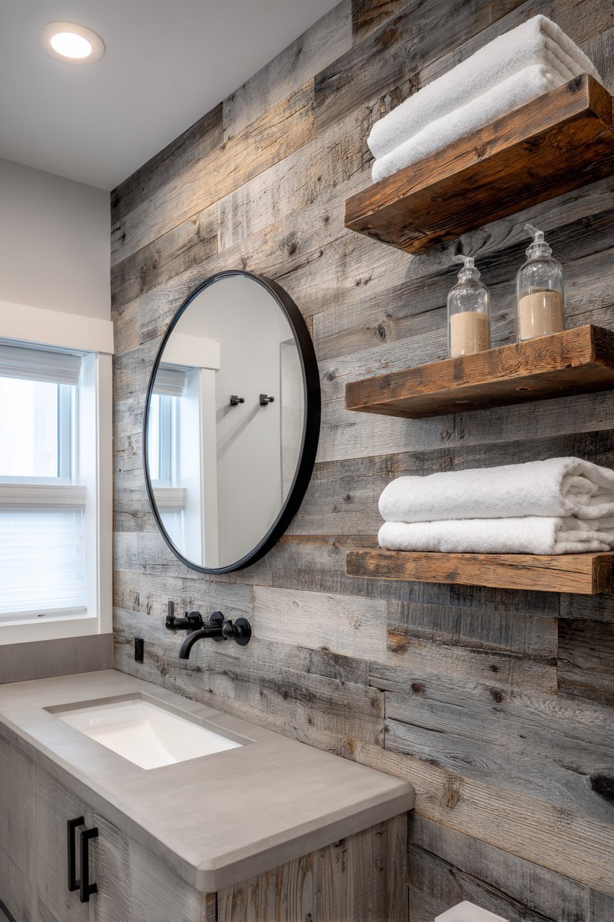 Reclaimed Wood Accent Wall