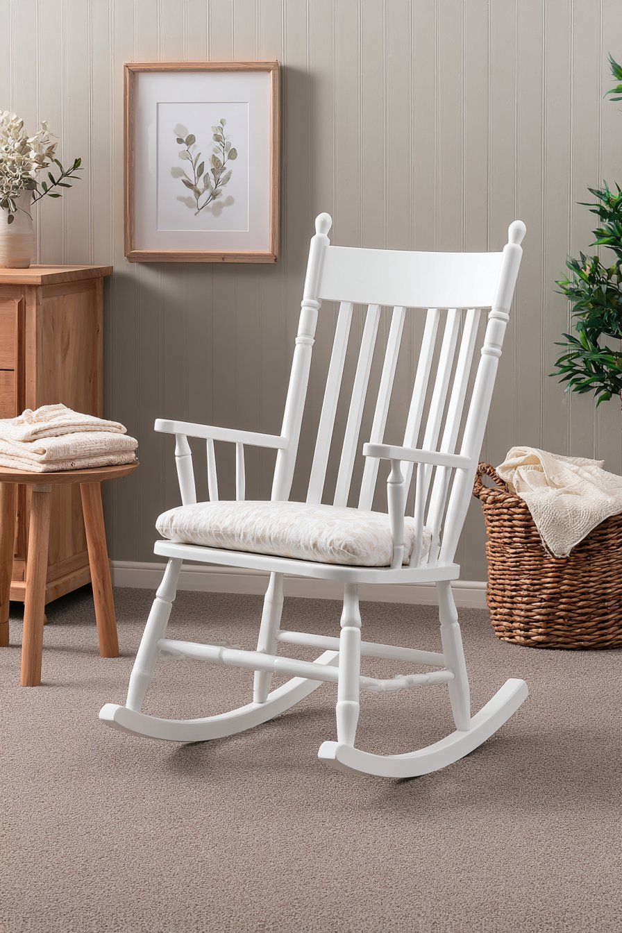 Cozy Rocking Chair Corner Retreat