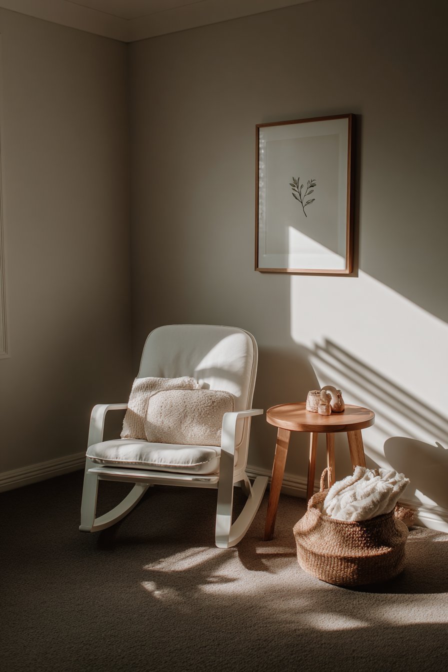 Cozy Rocking Chair Corner Retreat