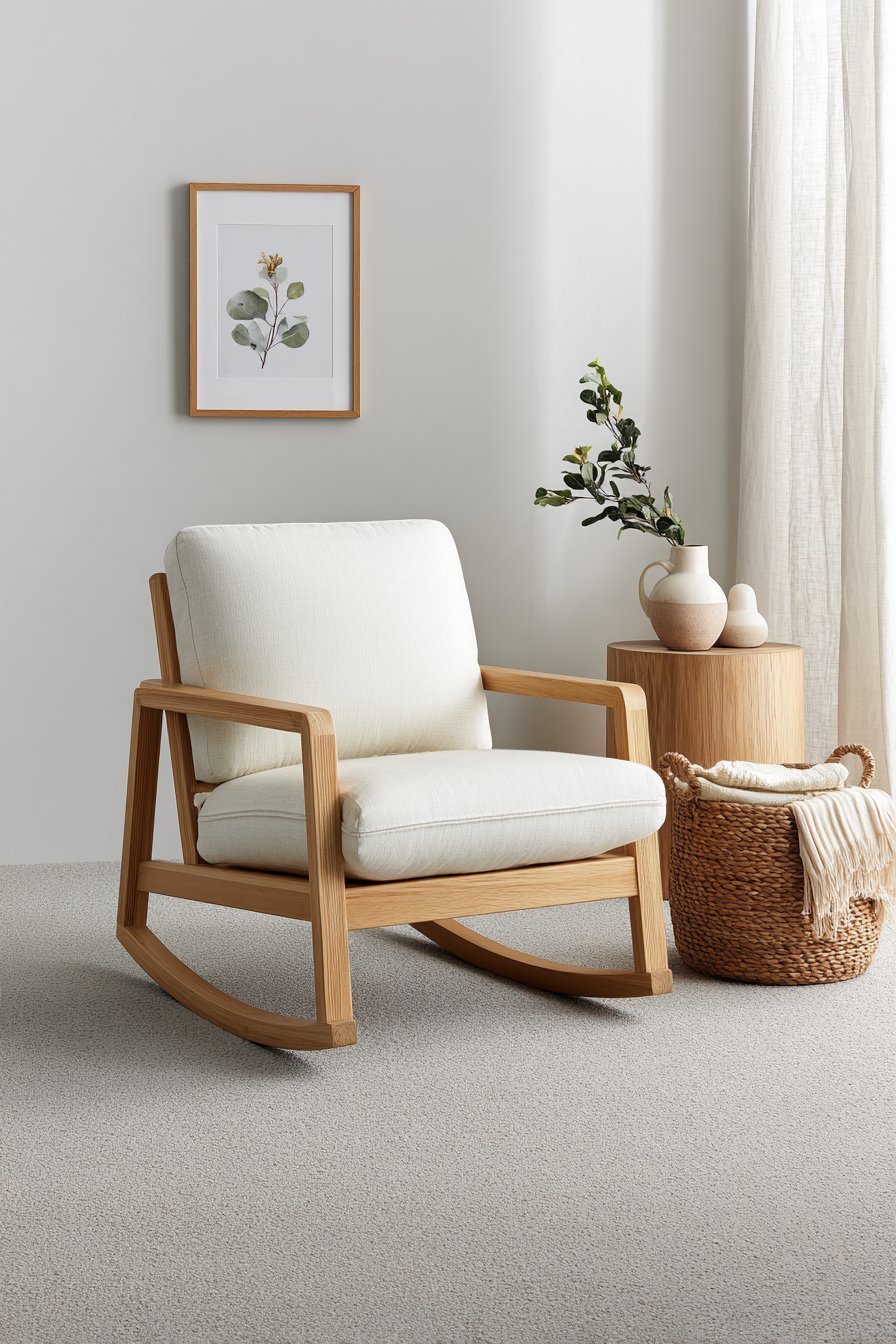Cozy Rocking Chair Corner Retreat