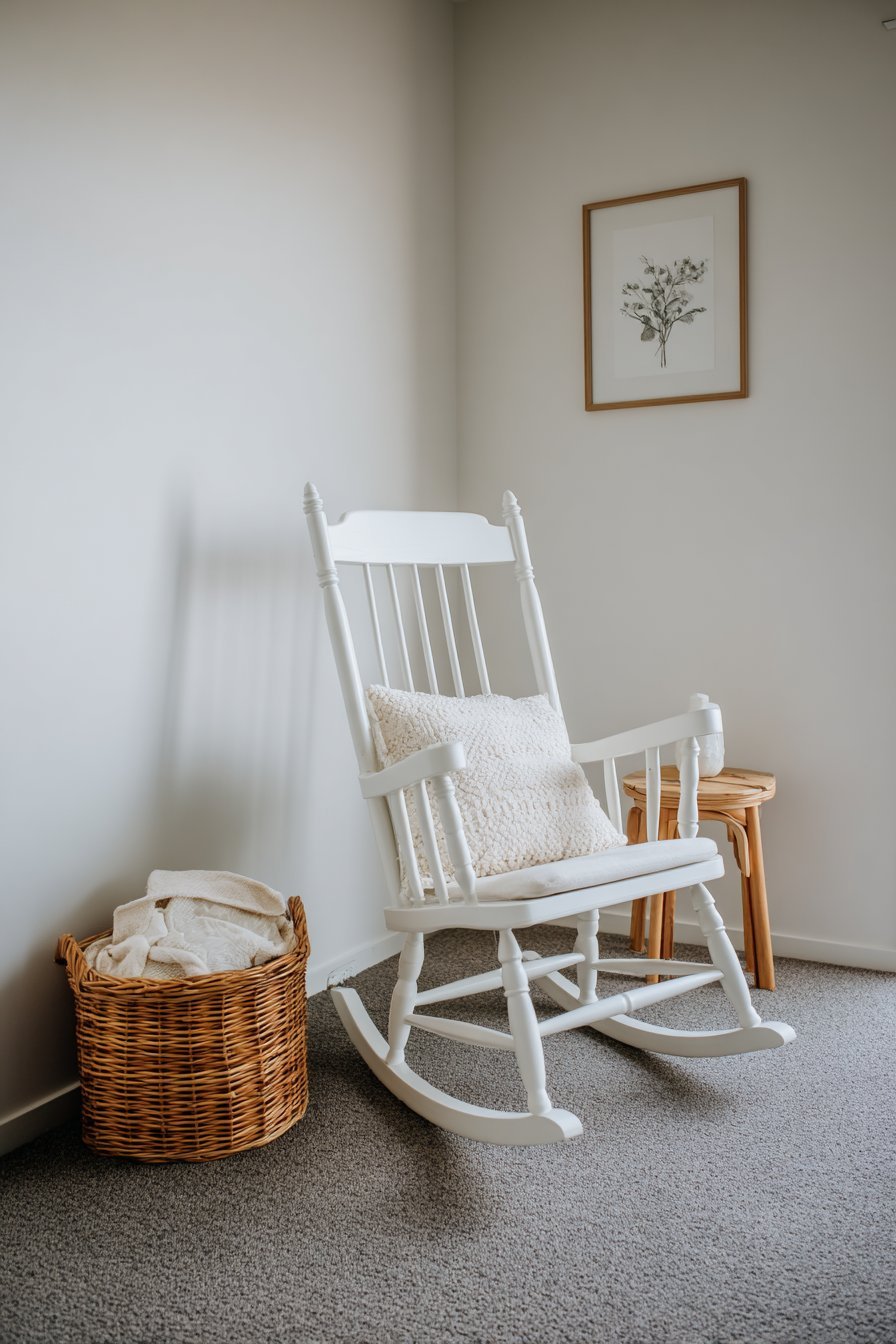 Cozy Rocking Chair Corner Retreat