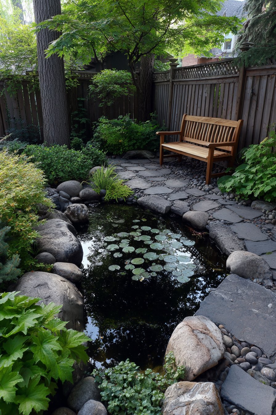 Zen Reflecting Pool Meditation Space