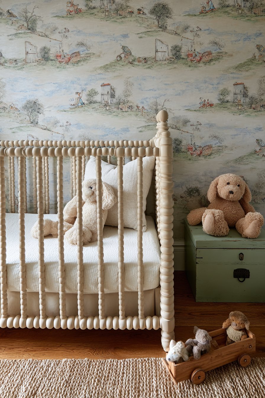 Whimsical Wallpaper with Jemima Puddle-Duck