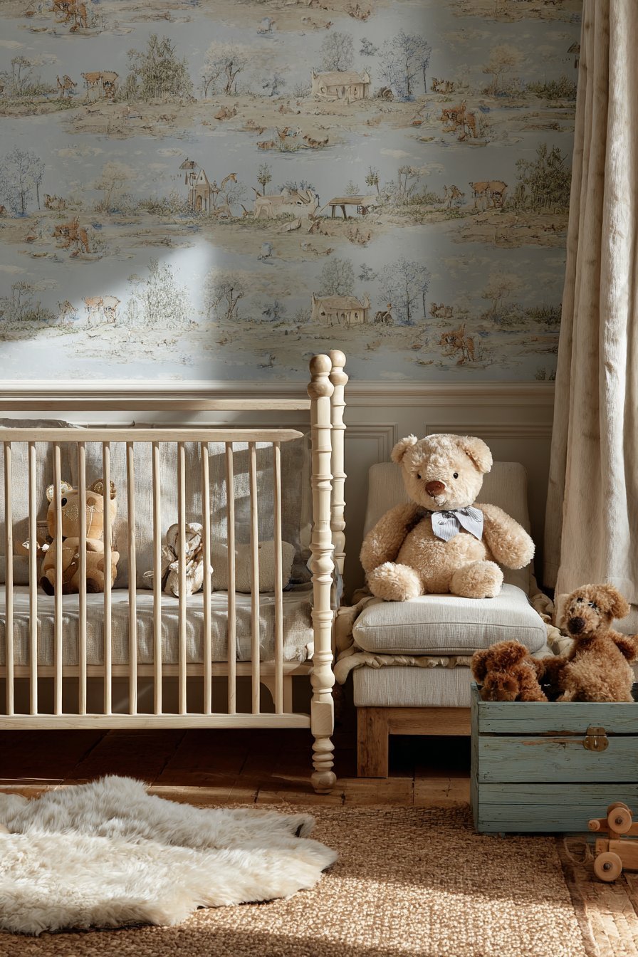 Whimsical Wallpaper with Jemima Puddle-Duck