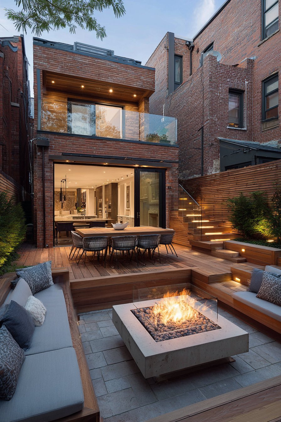 Multi-Level Deck Entertainment Hub