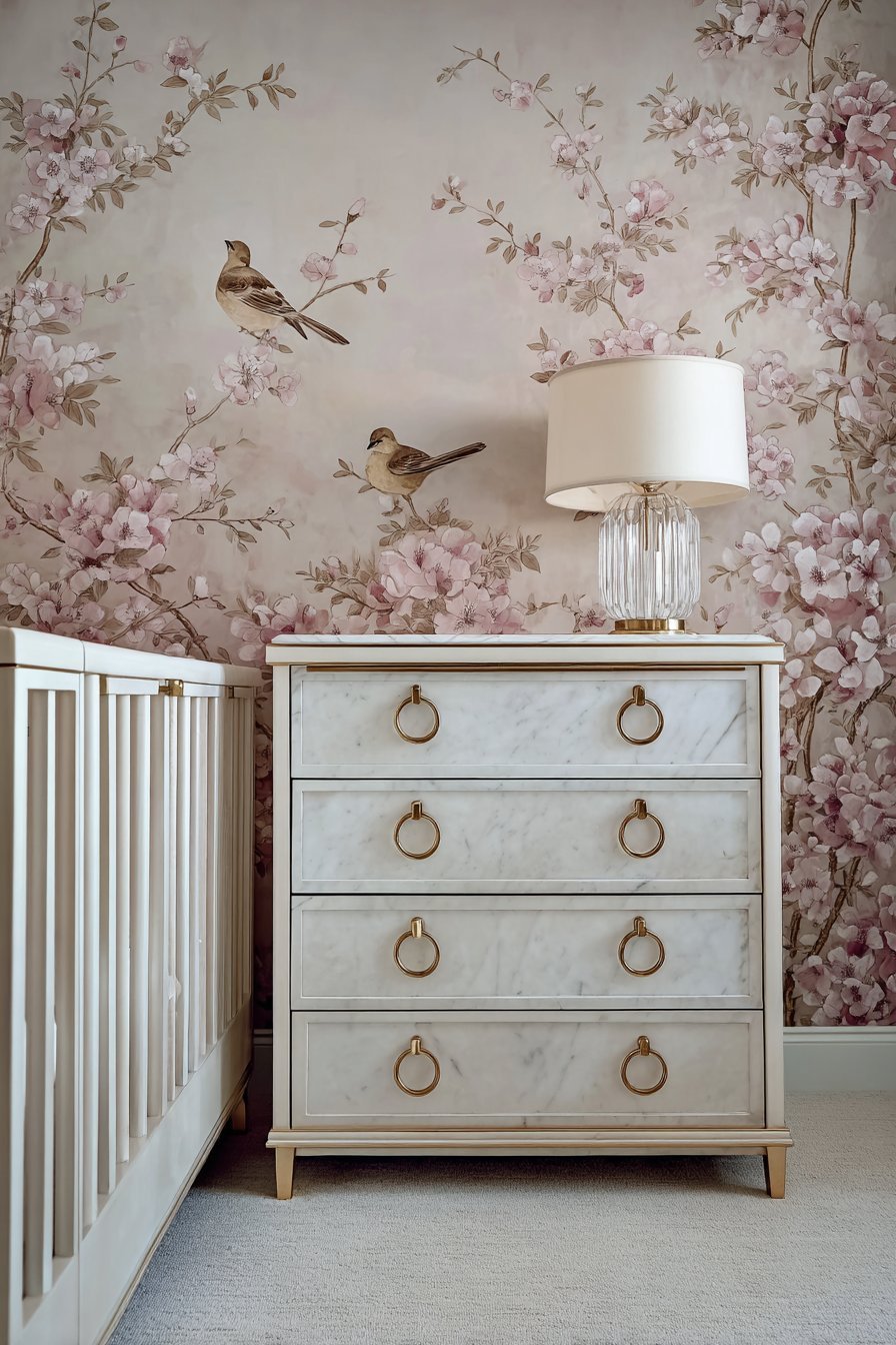Chinoiserie Wallpaper Statement Wall