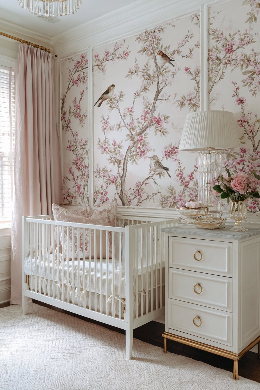 Chinoiserie Wallpaper Statement Wall