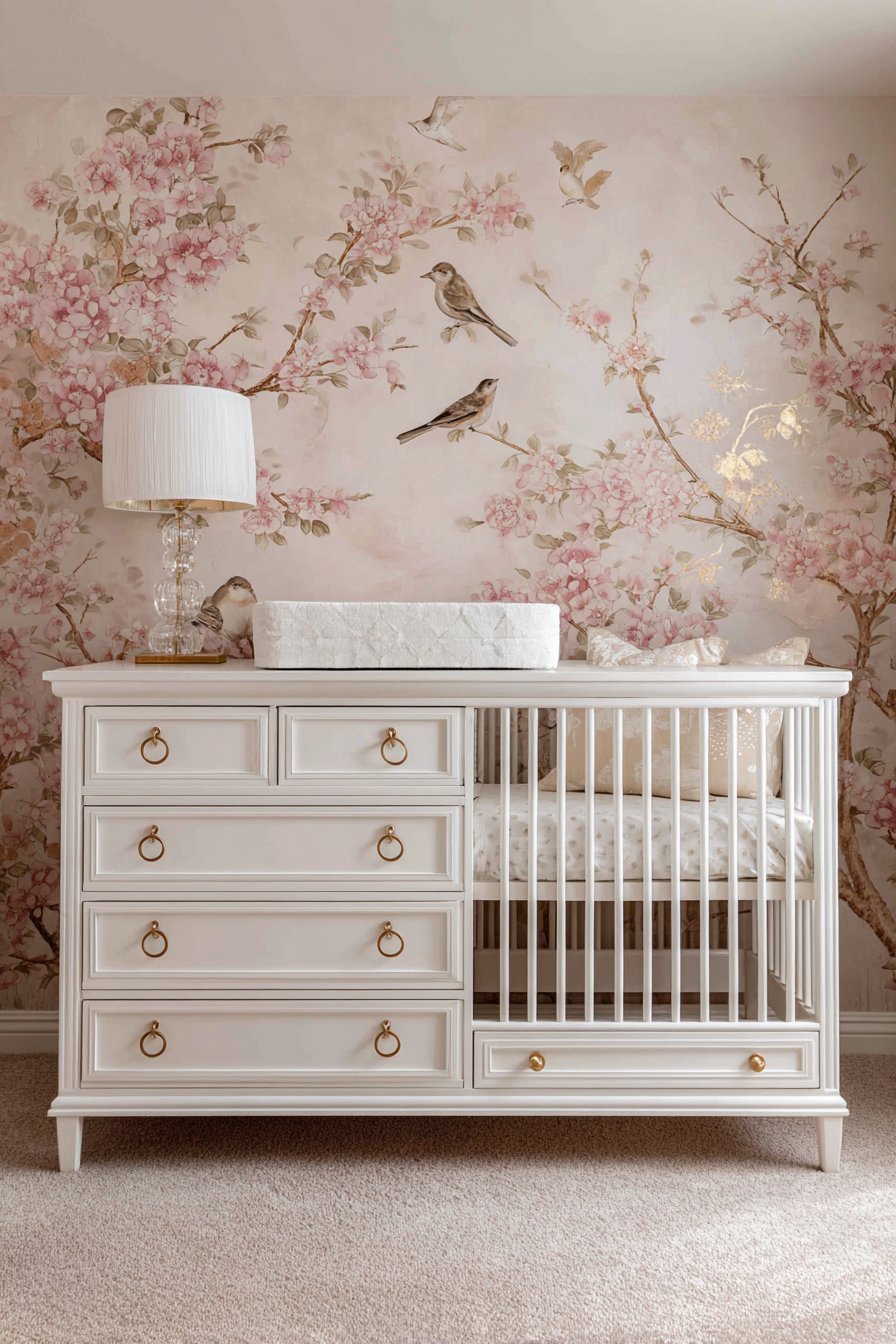 Chinoiserie Wallpaper Statement Wall