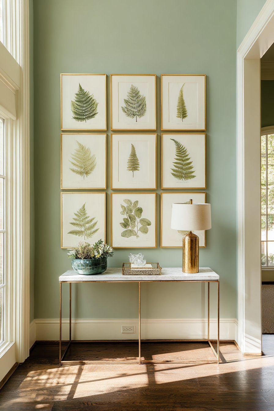 Sophisticated Botanical Print Gallery Grid